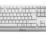 MediaRange MROS110 kabelgebundene USB-Tastatur - Weiß