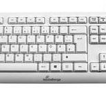 MediaRange MROS110 kabelgebundene USB-Tastatur - Weiß