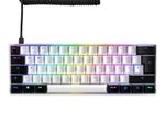 Sharkoon SKILLER SGK50 S4 Gaming Tastatur wh Kailh Blue - DE Layout, Weiß