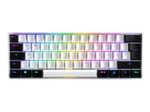 Sharkoon SKILLER SGK50 S4 Gaming Tastatur wh Kailh Blue - DE Layout, Weiß