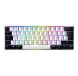 Sharkoon SKILLER SGK50 S4 Gaming Tastatur wh Kailh Blue - DE Layout, Weiß