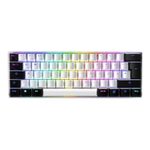 Sharkoon SKILLER SGK50 S4 Gaming Tastatur wh Kailh Blue - DE Layout, Weiß