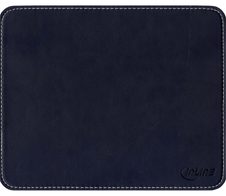 InLine Maus-Pad Premium Kunstleder schwarz, 250x220x3mm