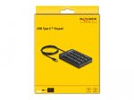DeLOCK Nummernblock 19 Tasten - USB-C - Schwarz
