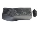 Conceptronic ORAZIO ERGO kabelloses Tastatur-und-Maus-Set - Schwarz