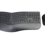 Conceptronic ORAZIO ERGO kabelloses Tastatur-und-Maus-Set - Schwarz