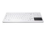 Active Key MedicalKey AK-C7412F Tastatur mit Touchpad - QWERTZ Deutsch - Weiß