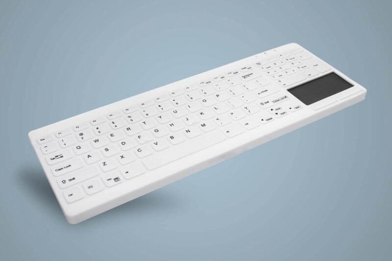 Active Key MedicalKey AK-C7412F Tastatur mit Touchpad - QWERTZ Deutsch - Weiß