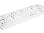 Active Key MedicalKey AK-C8100 kabellose Tastatur - QWERTZ Deutsch - Weiß