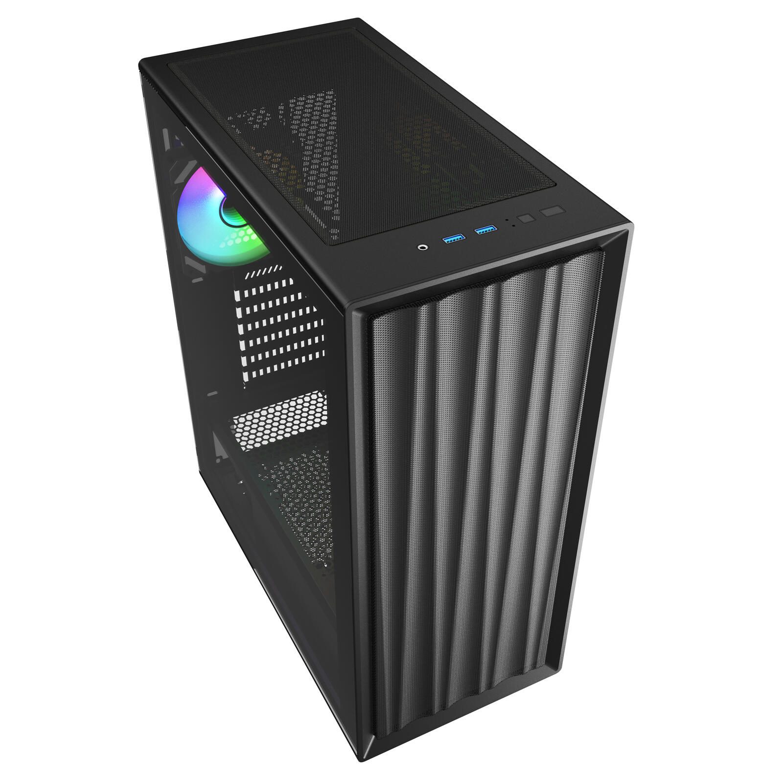 Sharkoon PC Gehäuse VK3 RGB Black ATX schwarz