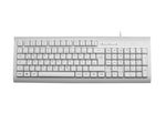 MediaRange MROS116 kabelgebundene USB-Tastatur mit Kartenleser - Weiß