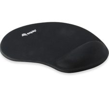 Equip Gel Mauspad mit Handgelenkpolsterkissen - Schwarz