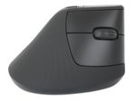 Manhattan Vertikale Ergonomische Kabellose Maus - schwarz