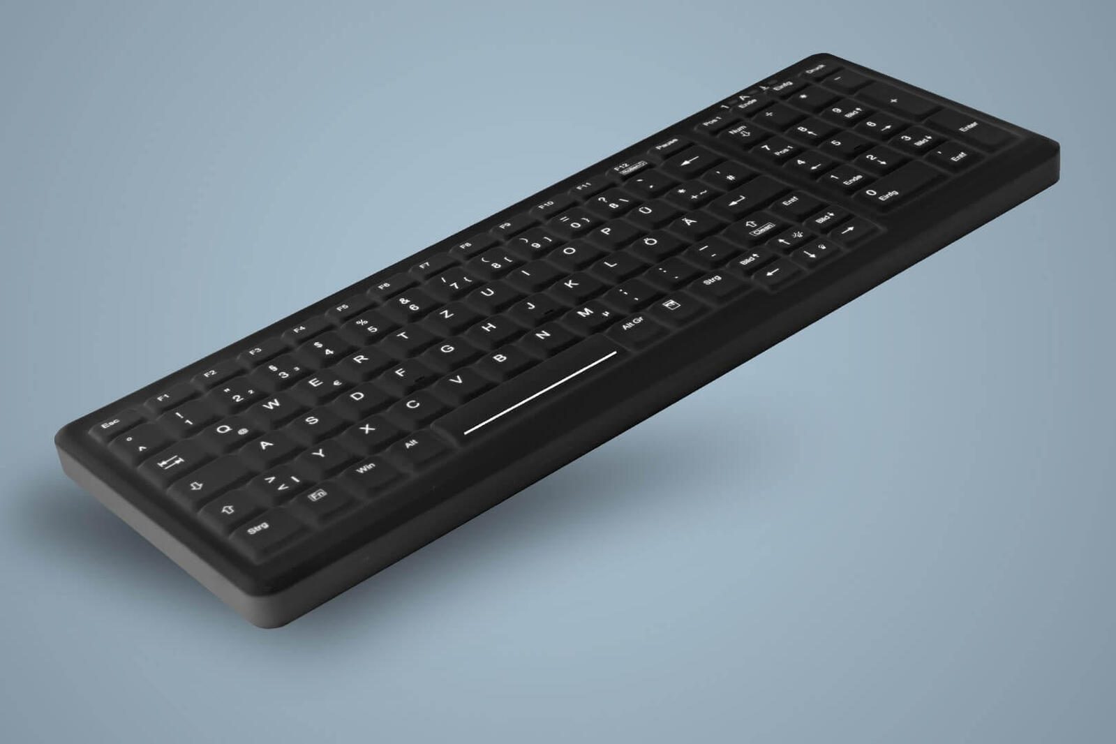 Active Key MedicalKey AK-C7000 Hygiene Tastatur - QWERTZ Deutsch - Schwarz