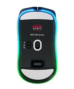 CHERRY Xtrfy M50 kabellose/kabelgebundene Maus - Schwarz