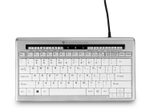 BakkerElkhuizen S-board 840 kabelgebundene Tastatur - QWERTY US - hellgrau, weiß