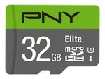 PNY Elite microSDHC UHS-I Speicherkarte 32 GB mit SD-Adapter
