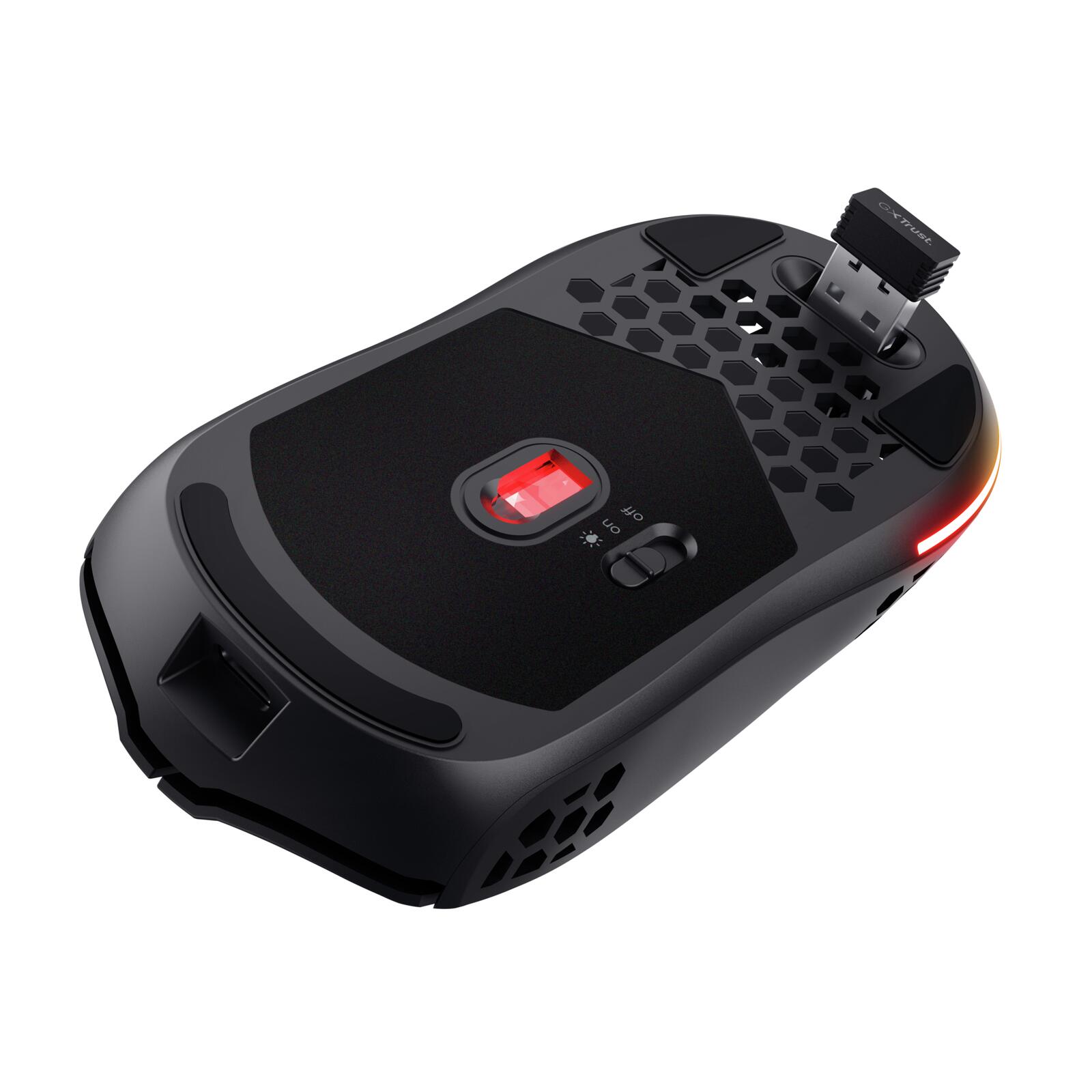 Trust Gaming GXT 929 Helox Federleichte kabellose Gaming-Maus - Schwarz