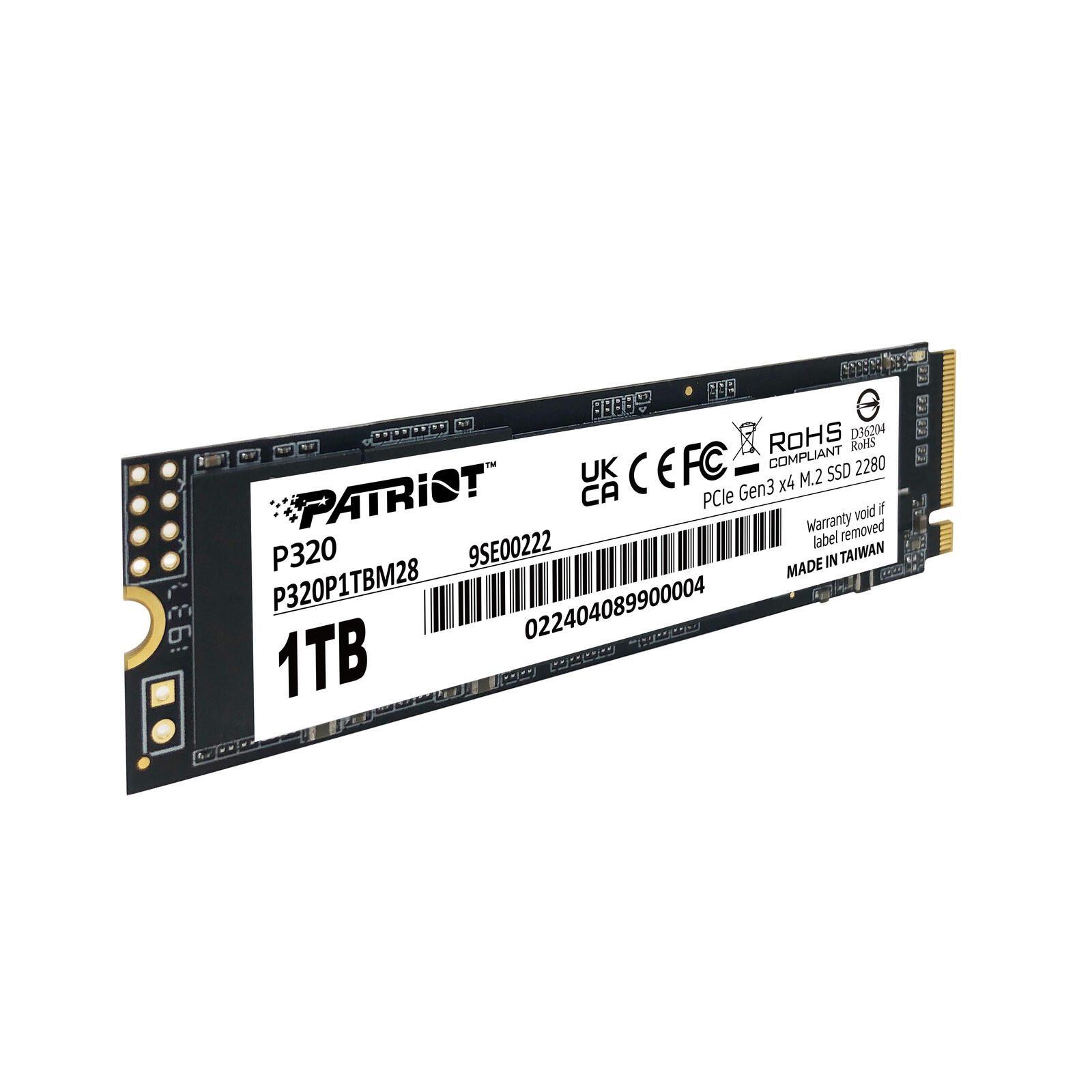 Patriot Memory P320 M.2 SSD - 1 TB