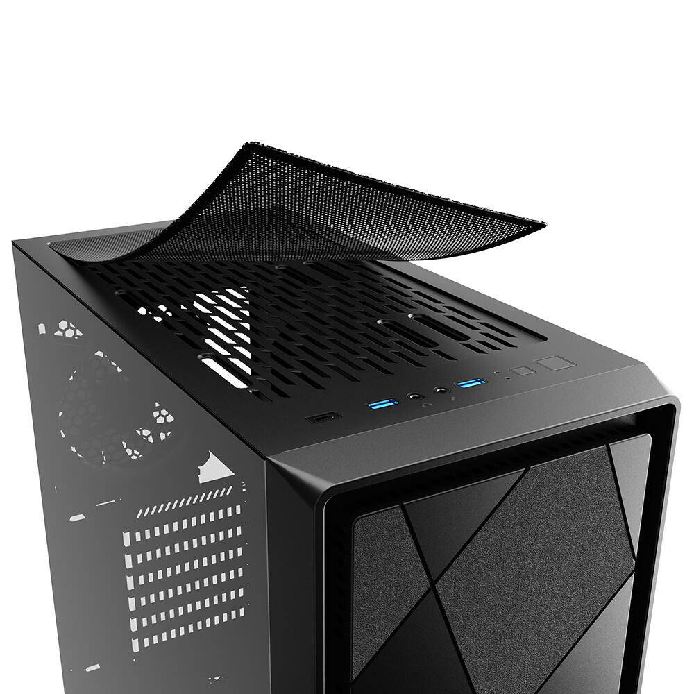 Sharkoon PC Gehäuse VS8 RGB Black ATX schwarz