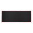 ROLINE 18.01.2048 Gaming Tastatur und Mauspad, Schwarz, Rot