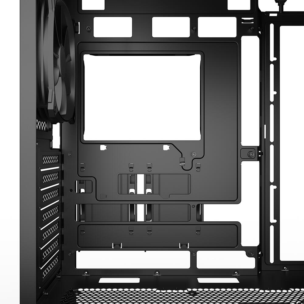 Sharkoon PC Gehäuse AK2 Black ATX schwarz