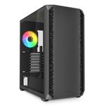 Sharkoon PC Gehäuse AK2 RGB Black ATX schwarz