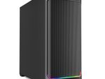 Sharkoon PC Gehäuse AK4 RGB Strip Black ATX schwarz