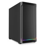 Sharkoon PC Gehäuse AK4 RGB Strip Black ATX schwarz