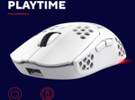 Trust Gaming GXT 929W Helox Federleichte kabellose Gaming-Maus - Weiß