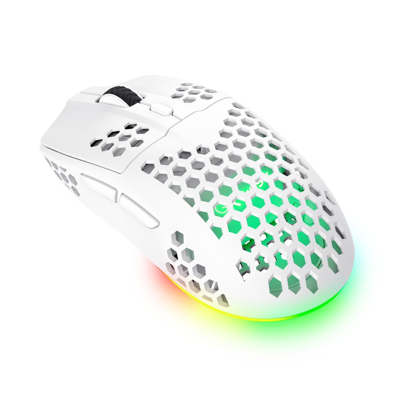 Trust Gaming GXT 929W Helox Federleichte kabellose Gaming-Maus - Weiß