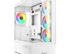 Sharkoon PC Gehäuse AK6 RGB White ATX weiß