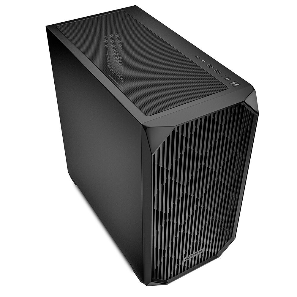 Sharkoon PC Gehäuse MK3 Black Micro-ATX schwarz