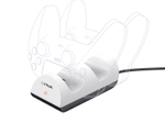 Trust Gaming GXT 254 Zweifach-Ladedock für PS5 - Weiß