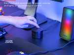 Trust Gaming GXT 611 Wezz Beleuchtetes 2.0 RGB-Lautsprecherset - Schwarz