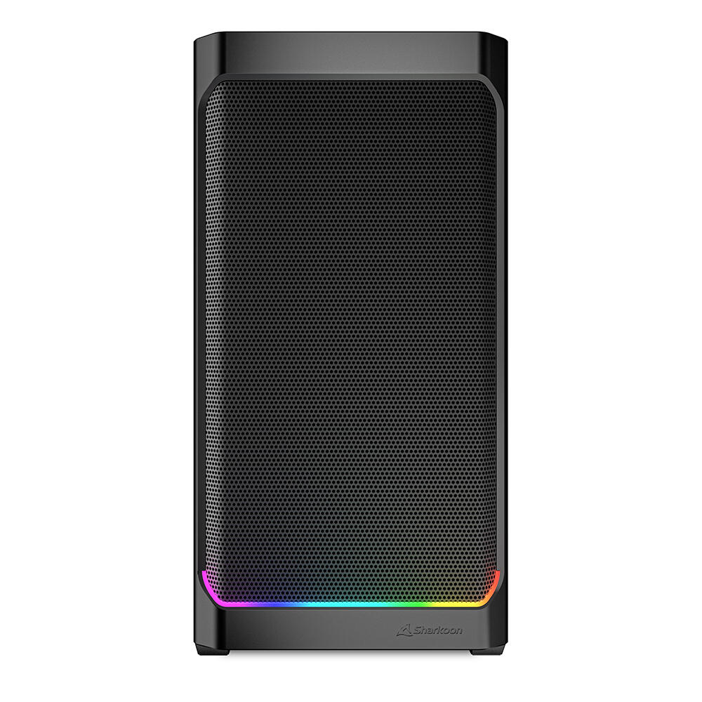 Sharkoon PC Gehäuse MK4W RGB Strip Black Micro-ATX schwarz