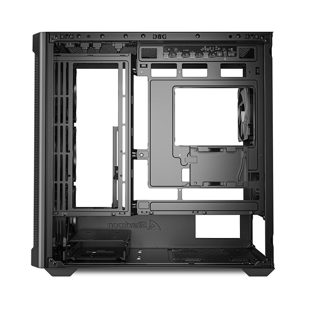 Sharkoon PC Gehäuse MK4W RGB Strip Black Micro-ATX schwarz