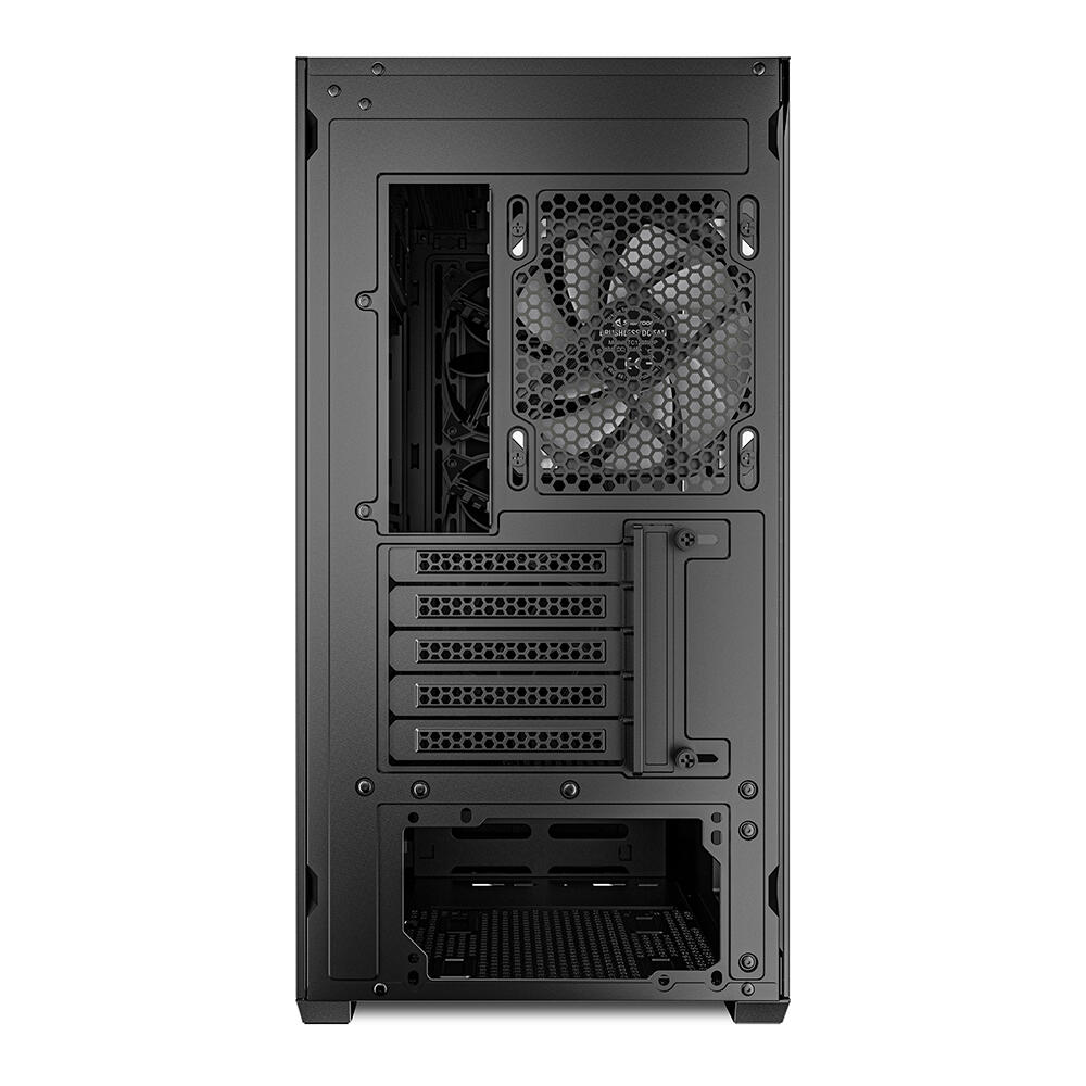 Sharkoon PC Gehäuse MK4W RGB Strip Black Micro-ATX schwarz