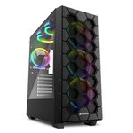 Sharkoon PC Gehäuse RGB HEX ATX schwarz