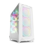 Sharkoon PC Gehäuse REV300 RGB White ATX weiß