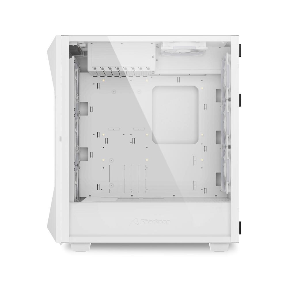 Sharkoon PC Gehäuse REV300 RGB White ATX weiß
