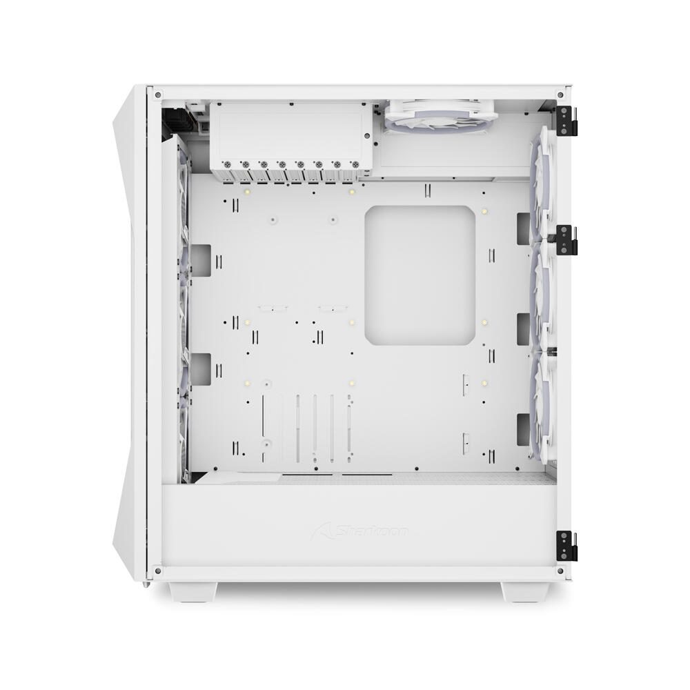 Sharkoon PC Gehäuse REV300 RGB White ATX weiß