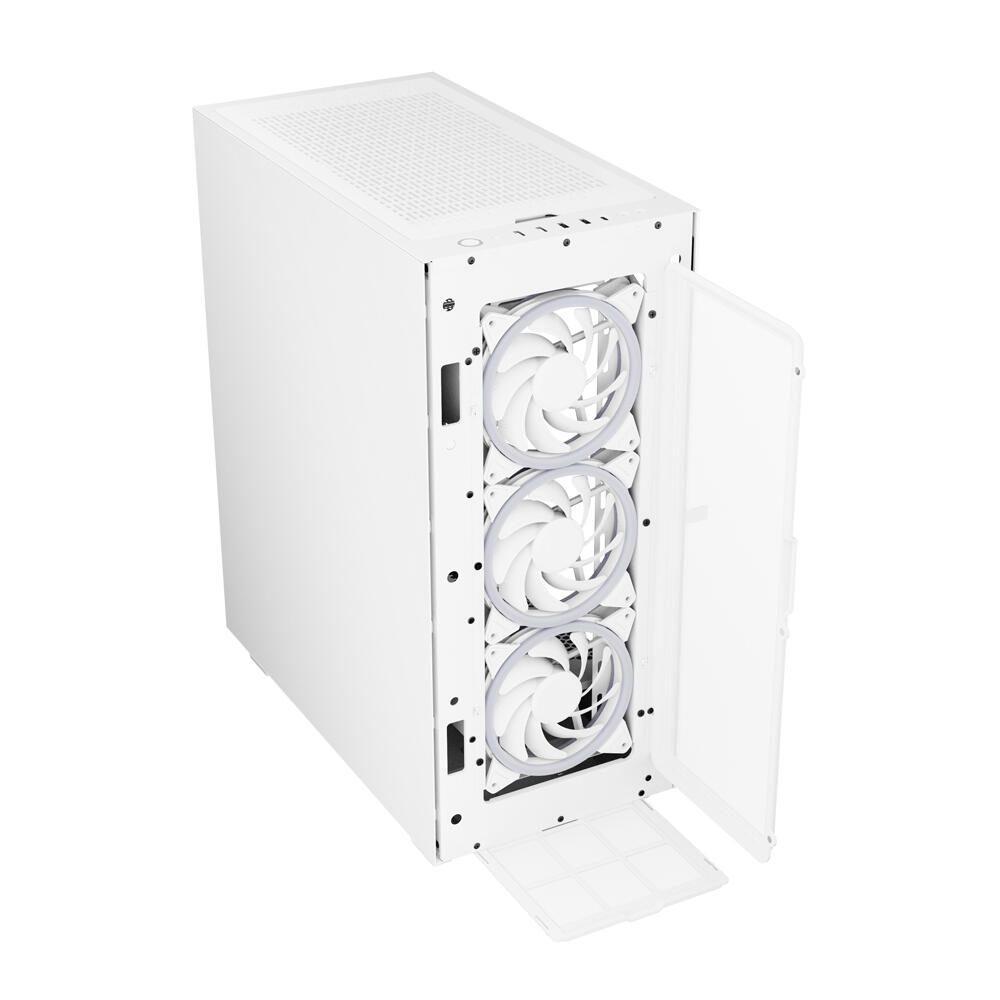 Sharkoon PC Gehäuse REV300 RGB White ATX weiß