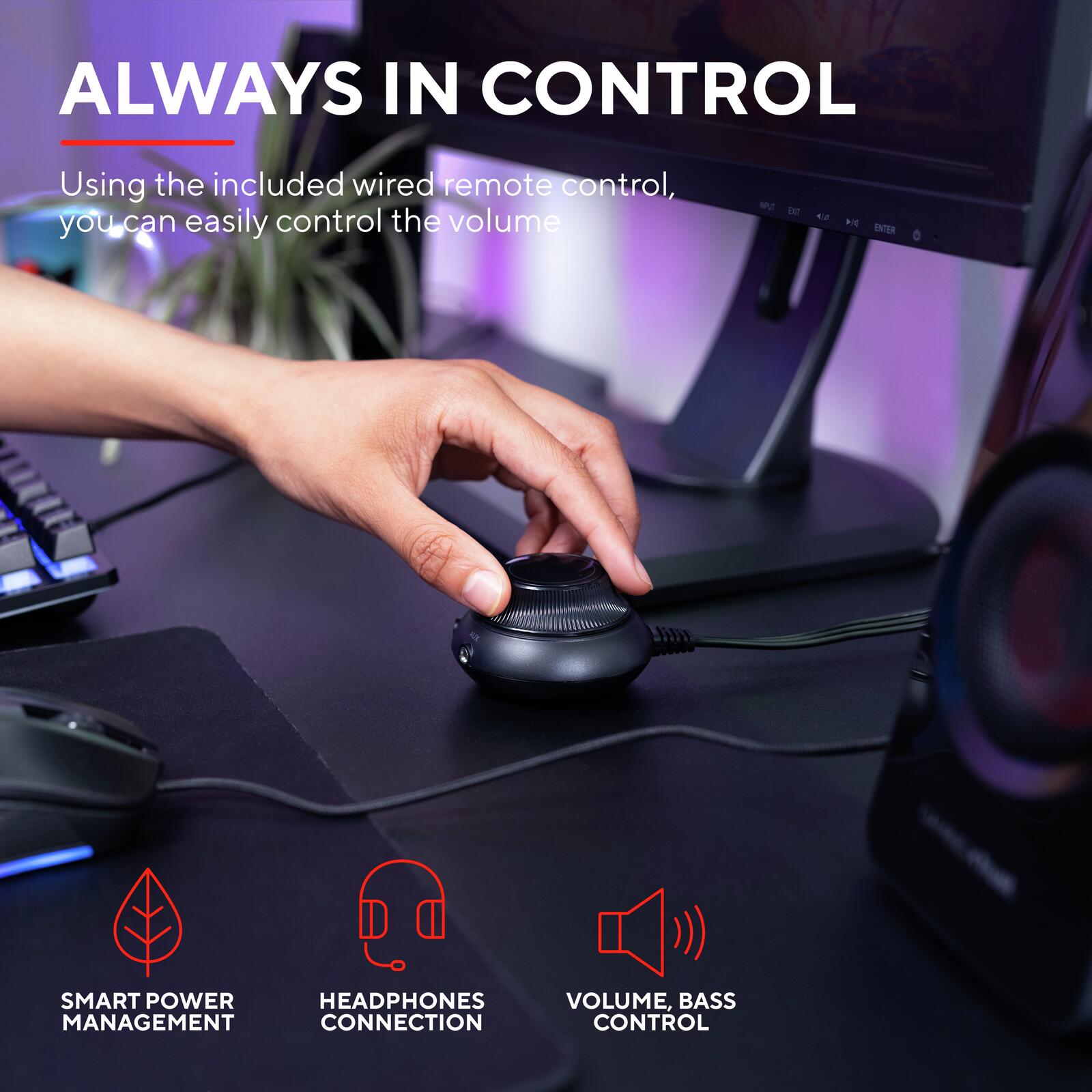 Trust Gaming GXT 38 Tytan 2.1- Lautsprecherset - Schwarz EU