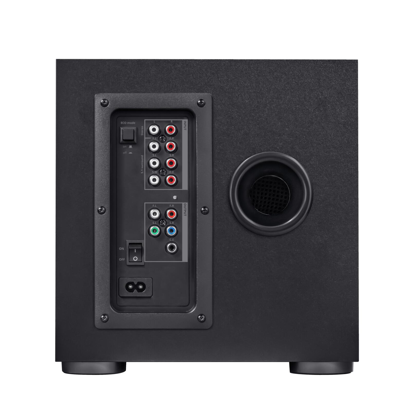 Trust Gaming GXT 658 Tytan 5.1 Surround-Lautsprechersetsystem - Schwarz EU