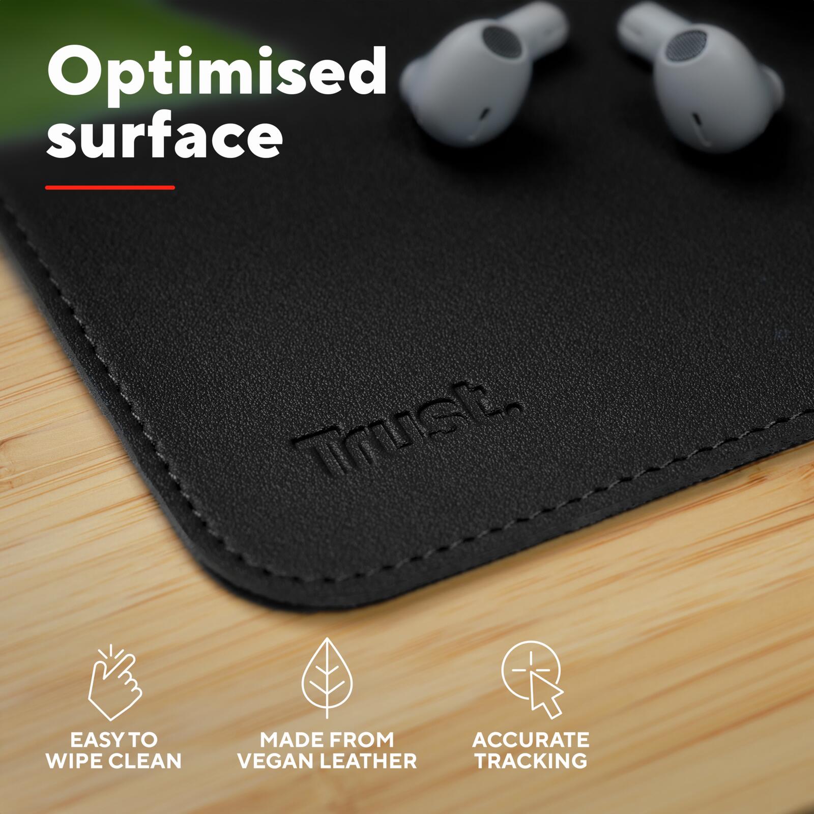Trust Benya XXL Desk Pad - Schwarz