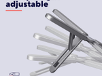 Trust Macy Klappbarer Laptop-Ständer aus Aluminium - Grau