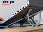 Trust Macy Klappbarer Laptop-Ständer aus Aluminium - Grau