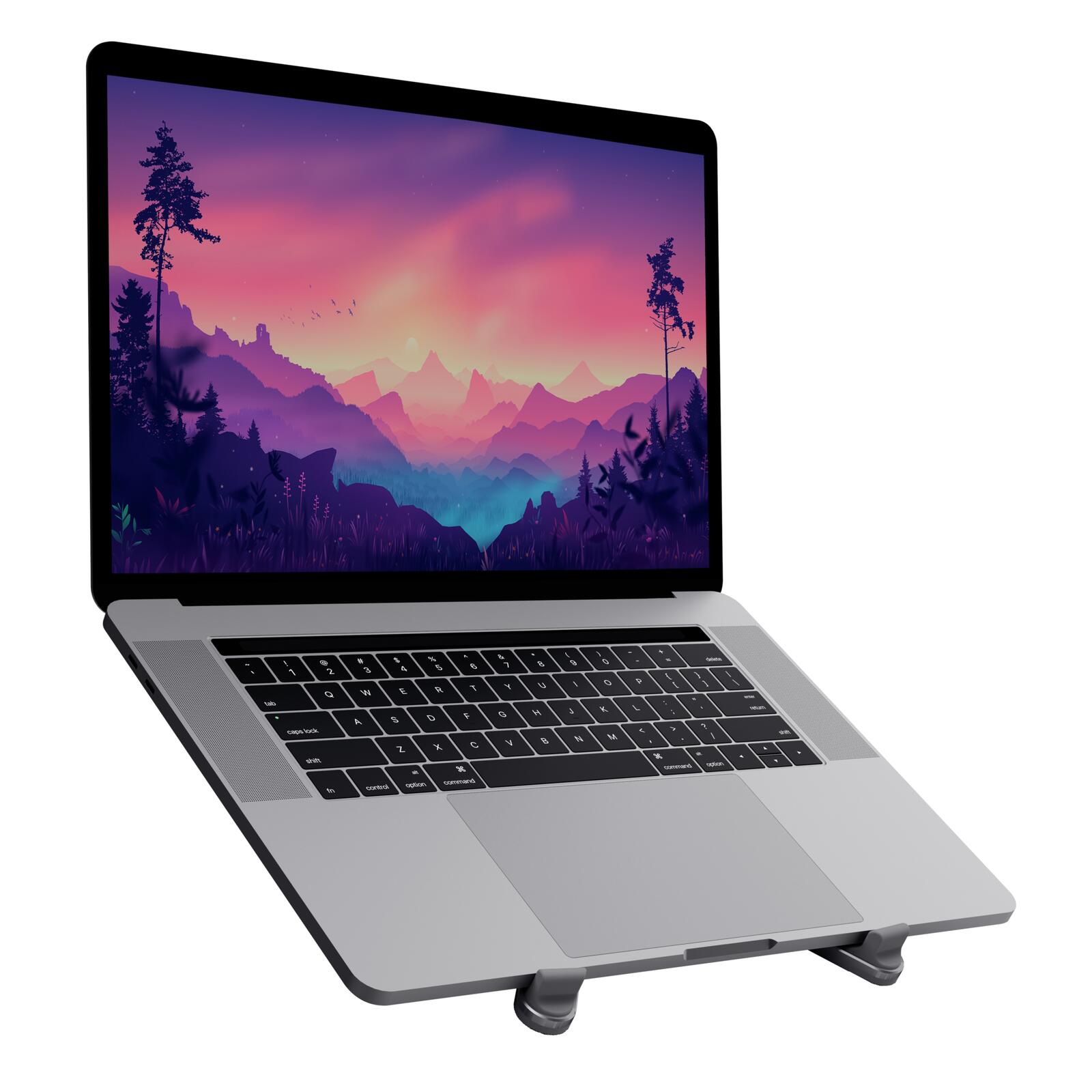 Trust Macy Klappbarer Laptop-Ständer aus Aluminium - Grau
