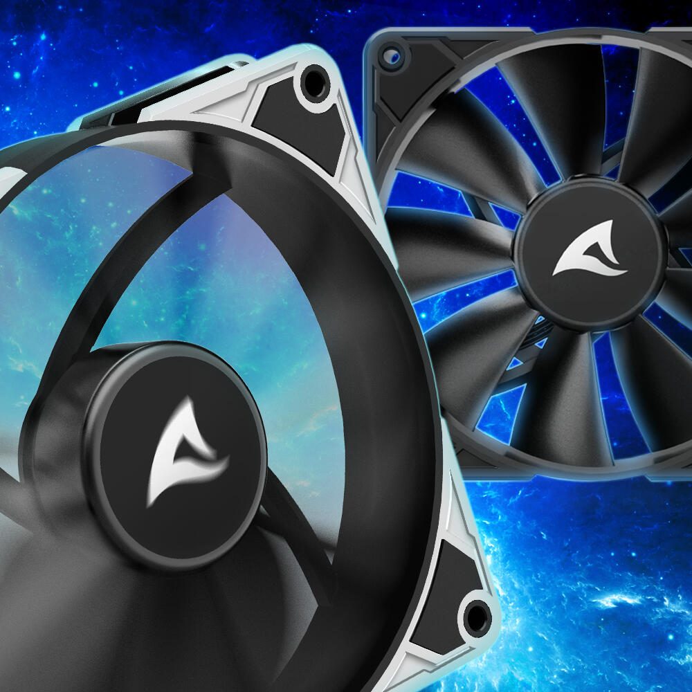 Sharkoon SilentStorm BW120 PWM Gehäuselüfter